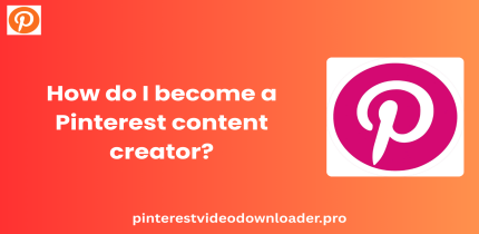 How do I become a Pinterest content creator?