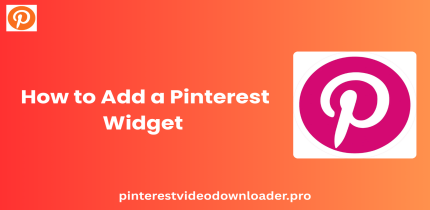 How to Add a Pinterest Widget